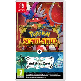 Switch Pokemon Scarlatto + DLC Il Tesoro dell'Area Zero