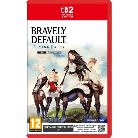 Switch 2 Bravely Default Flying Fairy HD Remastered (Game Key Card)