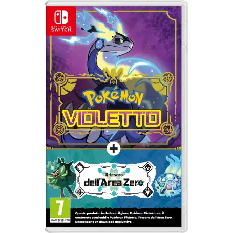 Switch Pokemon Violetto + DLC Il Tesoro dell'Area Zero