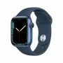Watch Apple Watch Series 7 GPS 41mm Blue Aluminium Case with Sport Band - Abyss Blue DE