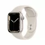 Watch Apple Watch Series 7 GPS 41mm Starlight Aluminium Case with Sport Band - Starlight EU