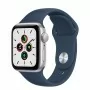 Watch Apple Watch SE (2021) GPS 40mm Silver Aluminium Case with Sport Band - Abyss Blue DE