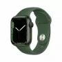 Watch Apple Watch Series 7 GPS 41mm Green Aluminium Case with Clover Sport Band - Green EU