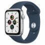 Watch Apple Watch SE (2021) GPS 44mm Silver Aluminium Case with Sport Band - Abyss Blue EU
